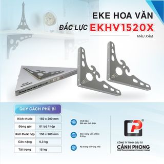 Giá Hoa Văn Để Kệ, Eke Chữ L Kích Thước 15x20cm (Bộ 2 Chiếc)