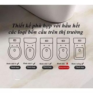 Bệ thu nhỏ bồn cầu cho bé ngồi trên toilet đi vệ sinh tự lập Numbabys cao cấp, chống trơn trượt, thoáng mát có tay nắm
