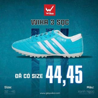 Giày bóng đá wika 3 sọc
