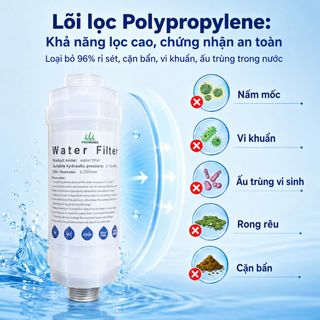 Bộ Lọc Nước Pinewoods Bộ Lọc Tắm Gắn Vòi Hoa Sen Gắn Vòi Rửa Bát WF001