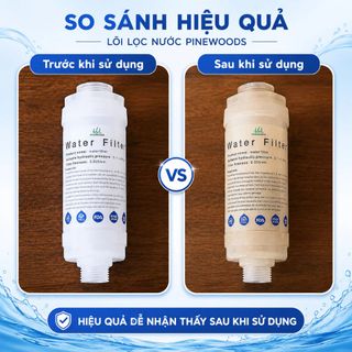 Bộ Lọc Nước Pinewoods Bộ Lọc Tắm Gắn Vòi Hoa Sen Gắn Vòi Rửa Bát WF001