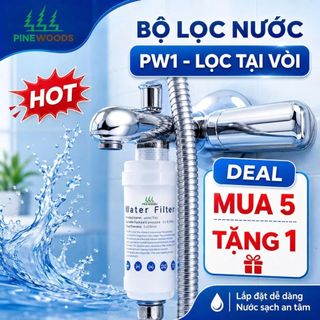 Bộ Lọc Nước Pinewoods Bộ Lọc Tắm Gắn Vòi Hoa Sen Gắn Vòi Rửa Bát WF001