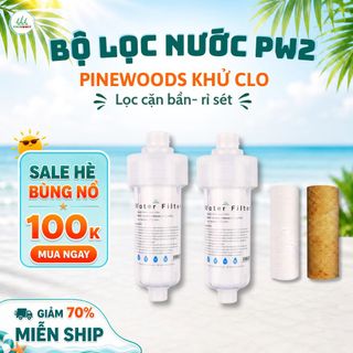 Đầu Lọc Nước Pinewoods Bộ Lọc Nước Tắm Gắn Vòi Hoa Sen Vòi Rửa Bát WF002