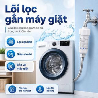 Đầu Lọc Nước Pinewoods Bộ Lọc Nước Tắm Gắn Vòi Hoa Sen Vòi Rửa Bát WF002