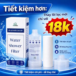 Đầu Lọc Nước Pinewoods Bộ Lọc Nước Tắm Gắn Vòi Hoa Sen Vòi Rửa Bát WF002