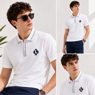 POLO NAM. Chất liệu cotton gai pique. Mềm mịn – thoáng khí – co giãn nhẹ.