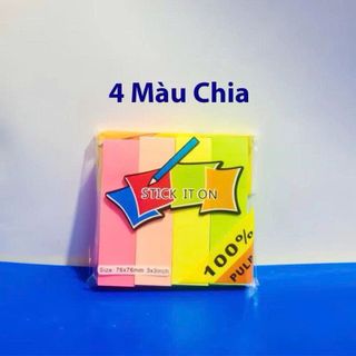 Giấy note 4 màu UNI-T
