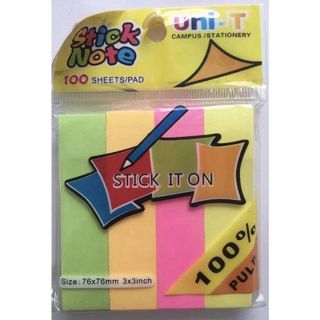 Giấy note 4 màu UNI-T