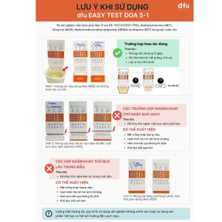 Hộp Que Thử Ma Túy 5 Chân DFU THC/MET/MOR/MDMA/KET – Hộp 20 Test | Giá Sỉ, Xuất Hóa Đơn