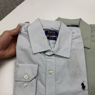 Sơ mi Tay dài Polo nam. Chất vải linen.
