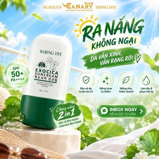 Kem chống nắng  WOONG HYE EXOCICA SUNCREAM  50G