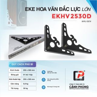 Giá Hoa Văn Để Kệ, Eke Chữ L Kích Thước 25x30cm (Bộ 2 Chiếc) - EKHV2530