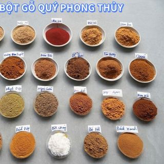 Bột gỗ quý phong thủy sỉ giá tại xưởng