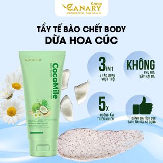 Tẩy tế bào chết Body Dừa Hoa Cúc 150g - CocoMile Body Scrub