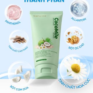 Tẩy tế bào chết Body Dừa Hoa Cúc 150g - CocoMile Body Scrub