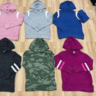 Áo hoodies len mềm cho bé gái size XS4-XL14/16
