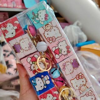 MÓC KHÓA RUBIK HOẠT HÌNH KÈM CHUÔNG