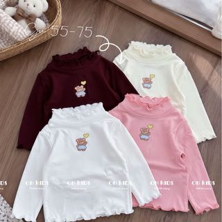 Áo giữ nhiệt bé gái, áo rời, áo trẻ em, áo thun