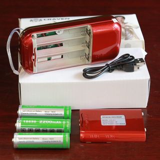 [Không Kèm Thẻ].Loa 3 Pin,Máy Nghe Pháp,Kinh Phật,Hỗ Trợ 2 Khe Cắm Thẻ,USB,Đài FM