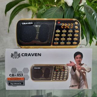 [Không Kèm Thẻ].Loa 3 Pin,Máy Nghe Pháp,Kinh Phật,Hỗ Trợ 2 Khe Cắm Thẻ,USB,Đài FM