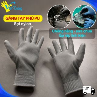 Găng Tay Phủ PU 13G VIỆT DƯƠNG Bám Cầm Tốt, Cầm Nắm Chắc Tay, Dùng Cho Làm Vườn - GD13PU