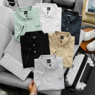 Áo thun polo BOSS nam. Chất vải rayonr 4 chiều.