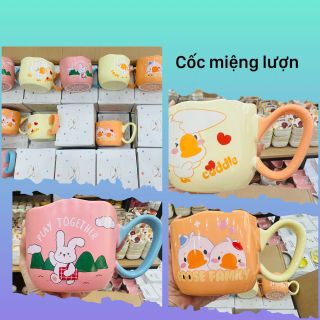Cốc Sứ Cute Vịt, Thỏ (THÙNG 60C)