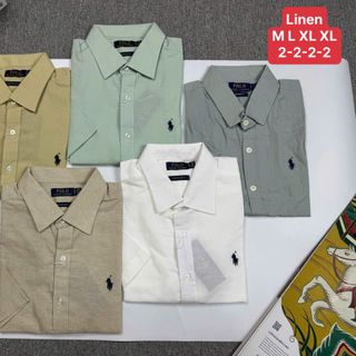 SƠ MI TN PL.  chất linen tưng nhẹ.