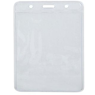 Thẻ đeo 9x12, đứng, nhựa dẻo