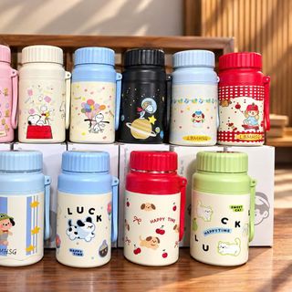 BÌNH GIỮ NHIỆT HOẠT HÌNH 1000ml CÓ KHAY LỌC TRÀ (T50)