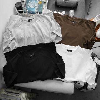 Loose T-Shirt Basic With Ripped.  Chất 100% cotton 320gsm.