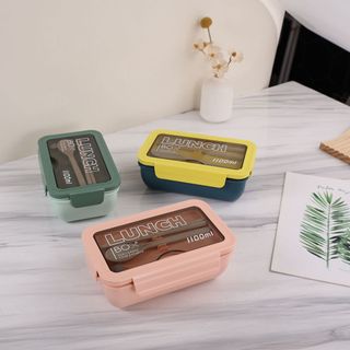 Hộp Đựng Cơm 2 Ngăn Cao Cấp Lunch Box 1100ml