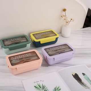 Hộp Đựng Cơm 2 Ngăn Cao Cấp Lunch Box 1100ml