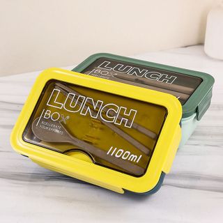 Hộp Đựng Cơm 2 Ngăn Cao Cấp Lunch Box 1100ml