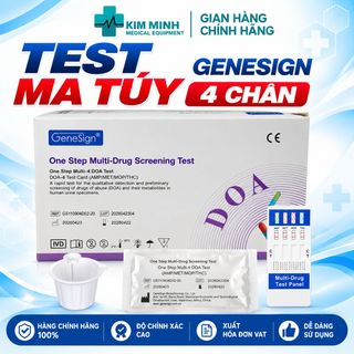 Hộp que thử ma tuý 4 chân Genesign giá sỉ xuất hoá đơn (hộp 20 test)