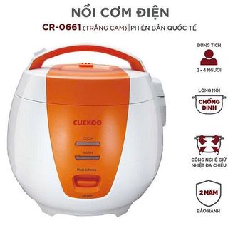 NỒI CƠM ĐIỆN CUCKOO CR-0661 - 1.08 Lít (T6)