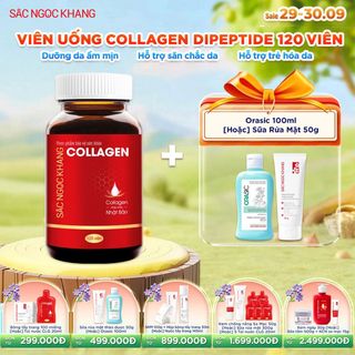 Viên Uống Collagen Dipeptide Sắc Ngọc Khang [Hộp 120 Viên] KÈM QUÀ TẶNG