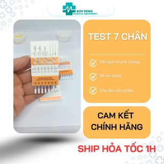 Hộp que thử ma tuý 7 chân Ezitell giá sỉ xuất hoá đơn (MOP/MDMA/COC/MET/K2/KET/THC)