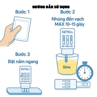 Hộp que thử ma tuý 7 chân Ezitell giá sỉ xuất hoá đơn (MOP/MDMA/COC/MET/K2/KET/THC)