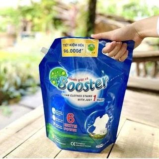NƯỚC GIẶT BOOSTER XANH 3,7KG DẠNG TÚI (T4)