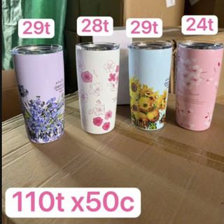 CGN Cốc Giữ Nhiệt Họa Tiết Hoa (THÙNG 50C)