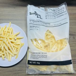 Khoai Tây Chiên Shoestring 1/4" Simplot Sun Crop Túi 1kg - Thùng 12kg