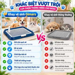 Khay vệ sinh chó mèo 3 size chọn lựa