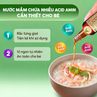 [HỘP 2 CHAI - 42N - 250ML] Nước Mắm Tĩn Trẻ Em Cho Bé Ăn Dặm độ đạm 42N chai thủy tinh rin nguyên chất nhiều cá ít muối