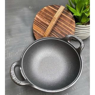 NỒI GANG NẮP GỖ SIZE 20CM (T20)