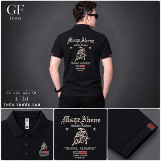 Áo Polo Nam Cá Sấu Mịn Thêu Trước Sau - Áo Thun Nam Cổ Trụ Size L-3XL HH-TR01