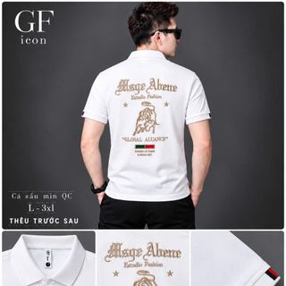 Áo Polo Nam Cá Sấu Mịn Thêu Trước Sau - Áo Thun Nam Cổ Trụ Size L-3XL HH-TR01
