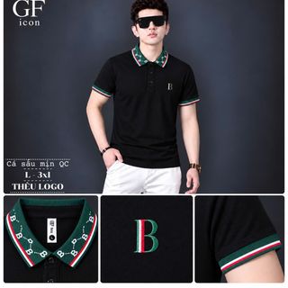 Áo Polo Nam Cá Sấu Mịn Cổ Dệt Họa Tiết Thêu Logo - Áo Thun Nam Cổ Trụ Size L-3XL HH-TR13