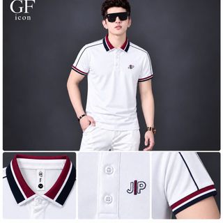 Áo Polo Nam Cá Sấu Mịn Phối Viền Mí Vai - Áo Thun Nam Cổ Trụ Size L-3XL HH-TR16