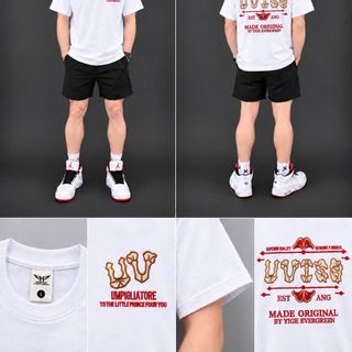 Áo Thun Nam Tay Lỡ Phom Rộng Cotton Thêu Nổi Chữ Lớn Lưng - Oversize Size M-2XL HH-PR04